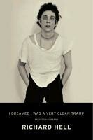 RICHARD HELL, i dreamed i was a very clean tramp cover