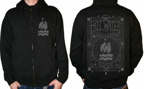 HOT WATER MUSIC, americana (zip hoodie) black Cover HOT WATER MUSIC, americana (zip hoodie) black