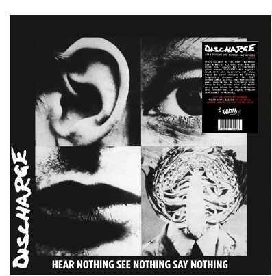 DISCHARGE, hear nothing, see nothing, say nothing DISCHARGE, hear nothing, see nothing, say nothing cover