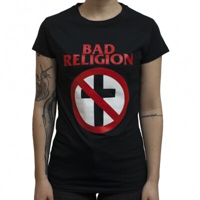BAD RELIGION, cross buster (girl) black BAD RELIGION, cross buster (girl) black cover