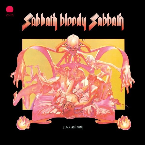 BLACK SABBATH, sabbath bloody sabbath (splatter vinyl) cover