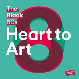 BLACK 80S, heart to art cover