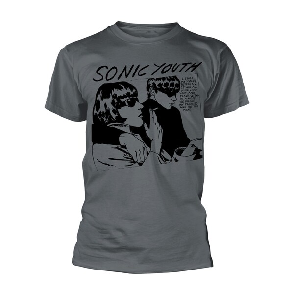 SONIC YOUTH, goo album cover (boy) charcoal cover