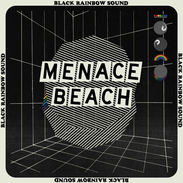 MENACE BEACH, black rainbow sound cover