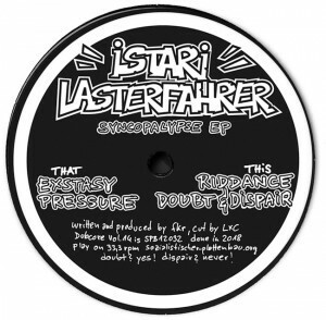 ISTARI LASTERFAHRER, dubcore vol. 14 - syncopalypse ep cover
