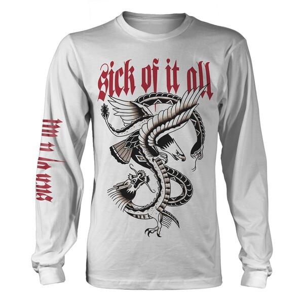 SICK OF IT ALL, eagle (boy) longsleeve white cover