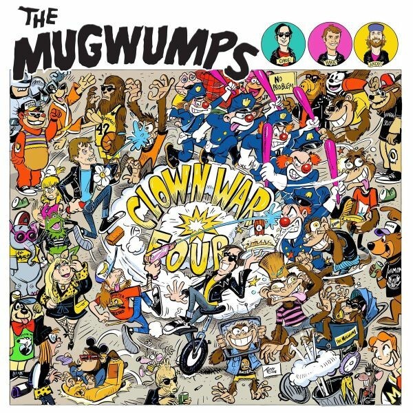MUGWUMPS, clown war four cover