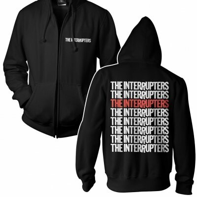 INTERRUPERS, repeater (boy) black zip-hoodie cover