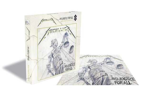 METALLICA, and justice for all (500 piece jigsaw puzzle) cover