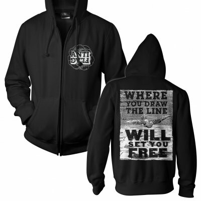 ANTI-FLAG, debate (boy) black zip-hoodie ANTI-FLAG, debate (boy) black zip-hoodie cover