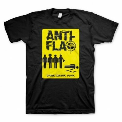 ANTI-FLAG, drink drank punk (boy) black ANTI-FLAG, drink drank punk (boy) black cover