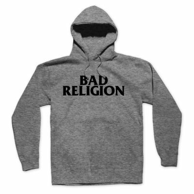 BAD RELIGION, logo (boy) heather grey hoodie BAD RELIGION, logo (boy) heather grey hoodie cover