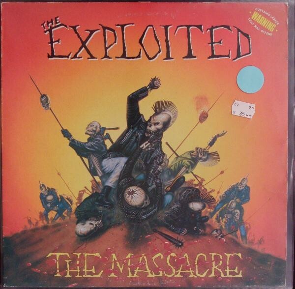 EXPLOITED, the massacre (USED) EXPLOITED, the massacre (USED) cover