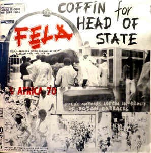 FELA KUTI, coffin for head of state cover