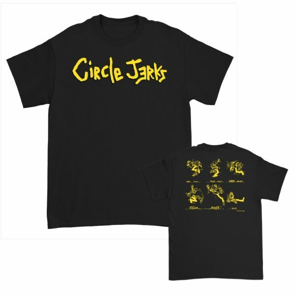 CIRCLE JERKS, logo (boy) black cover