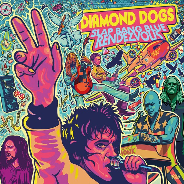 DIAMOND DOGS, slap bang blue rendezvous cover