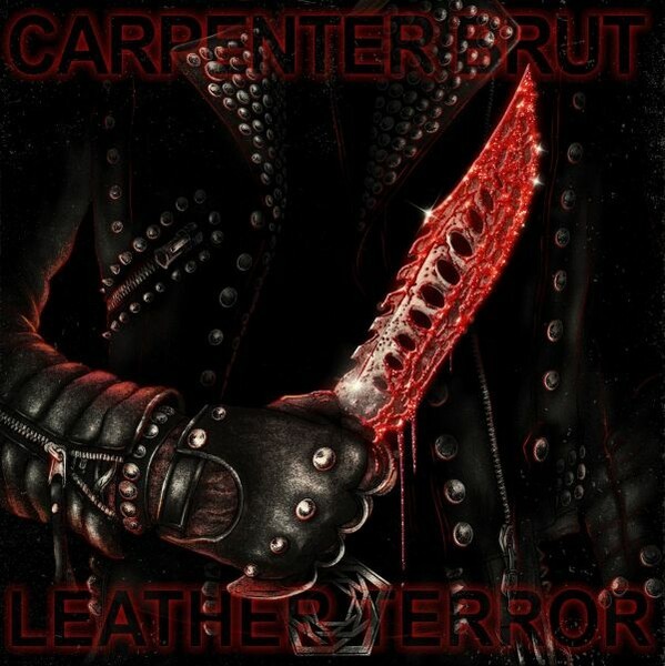 CARPENTER BRUT, leather terror cover