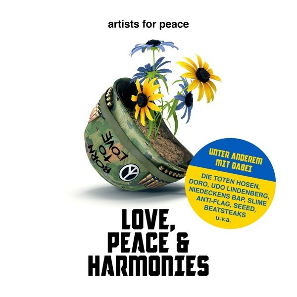 ARTISTS FOR PEACE, love, peace & harmonies cover