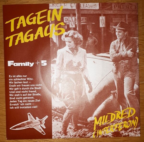 FAMILY 5, tagein tagaus / mildred cover