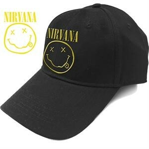 NIRVANA, baseball cap - logo & smiley cover