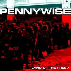 PENNYWISE, land of the free? (red vinyl) cover