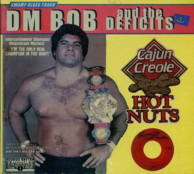 DM BOB & DEFICITS, cajun creole & hot nuts cover