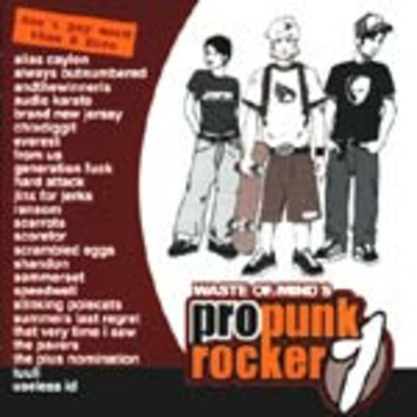 V/A, waste of mind´s - pro punkrocker 1 V/A, waste of mind´s - pro punkrocker 1 cover