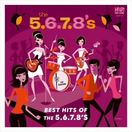 5.6.7.8.´s, best hits of the 5678s cover
