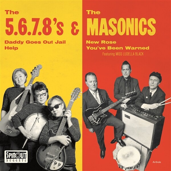 5.6.7.8.´s / THE MASONICS – japan tour ep (7" Vinyl)