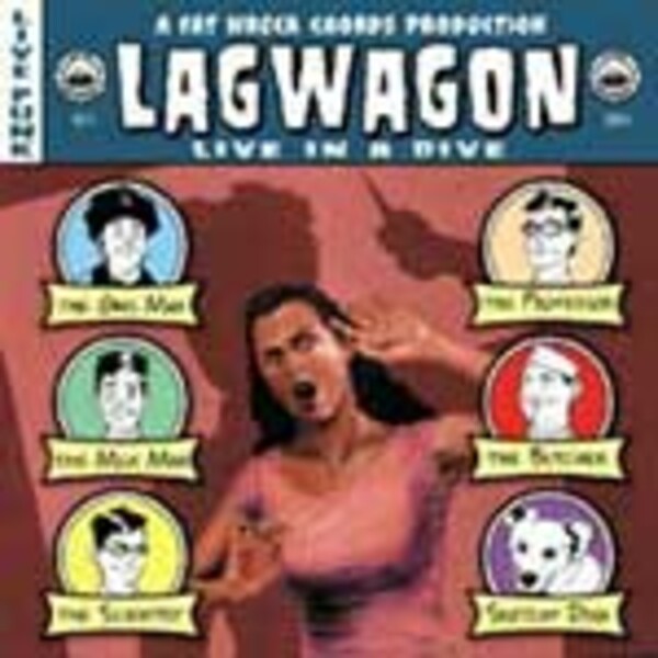 LAGWAGON, live in a dive LAGWAGON, live in a dive cover