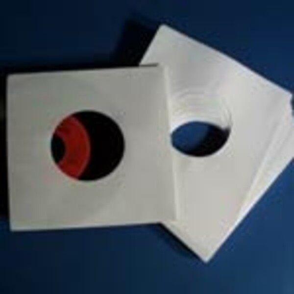 7" Innenhülle gefüttert – 100er pack (weiss) (Zubehör)