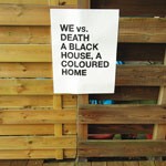 WE VS. DEATH, a black house, a coloured home WE VS. DEATH, a black house, a coloured home cover