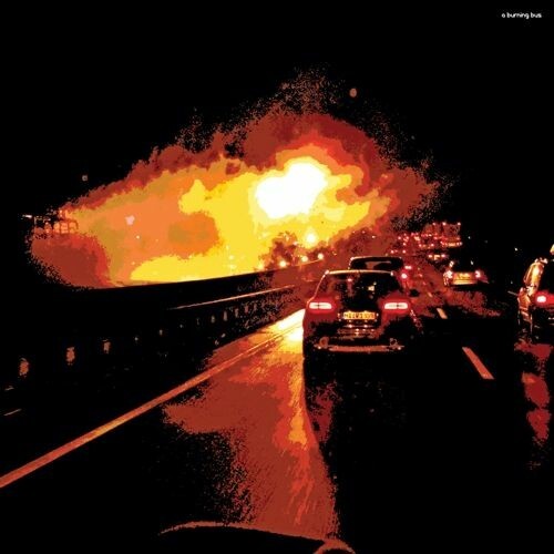 A BURNING BUS, s/t cover