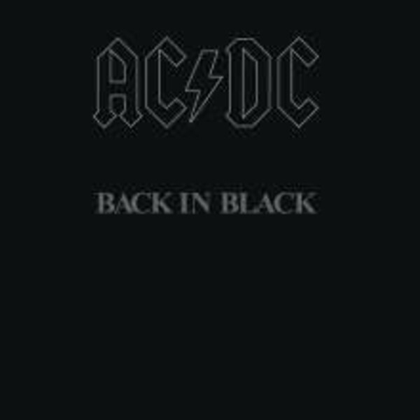 AC/DC, back in black cover