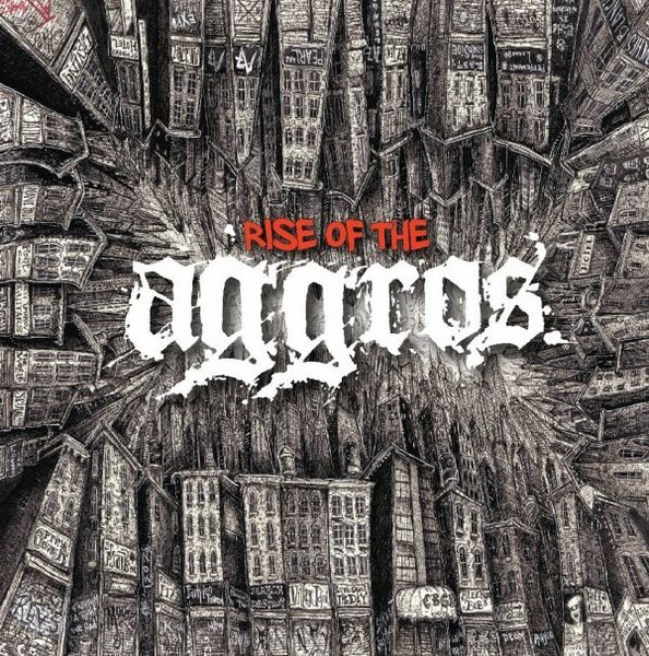 AGGROS, rise of the aggros (blood red vinyl) cover