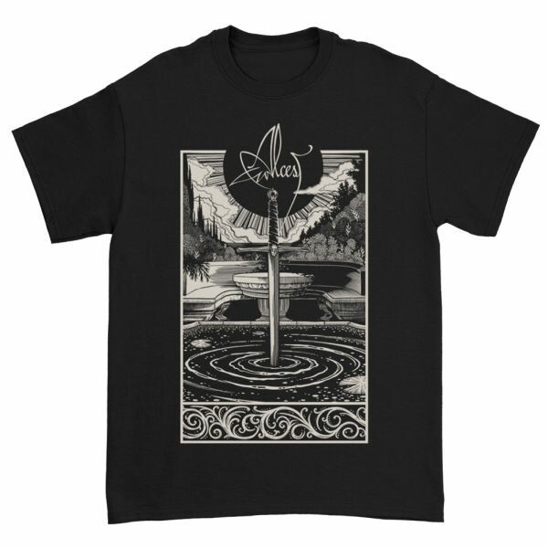 Cover ALCEST, spiritual logo (boy) black