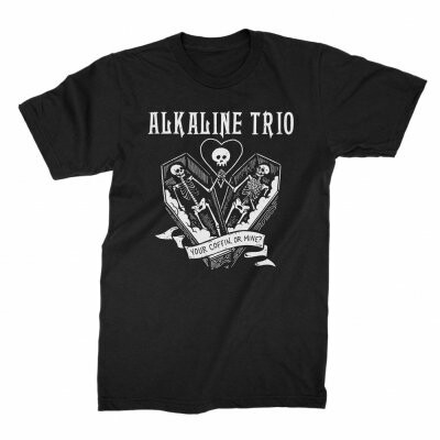 ALKALINE TRIO, your coffin or mine (boy) black cover