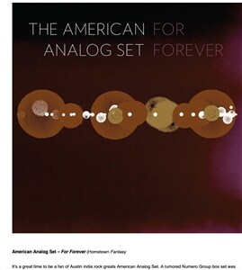 AMERICAN ANALOG SET – for forever (LP Vinyl)