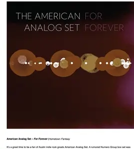 AMERICAN ANALOG SET – for forever (LP Vinyl)