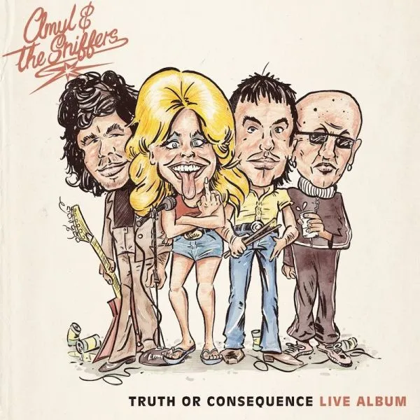 AMYL AND THE SNIFFERS – truth or consequence - live album (CD, LP Vinyl)