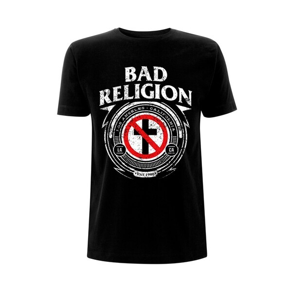 Cover BAD RELIGION, badge (boy) black