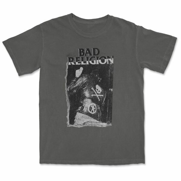 Cover BAD RELIGION, leather jacket (boy) charcoal