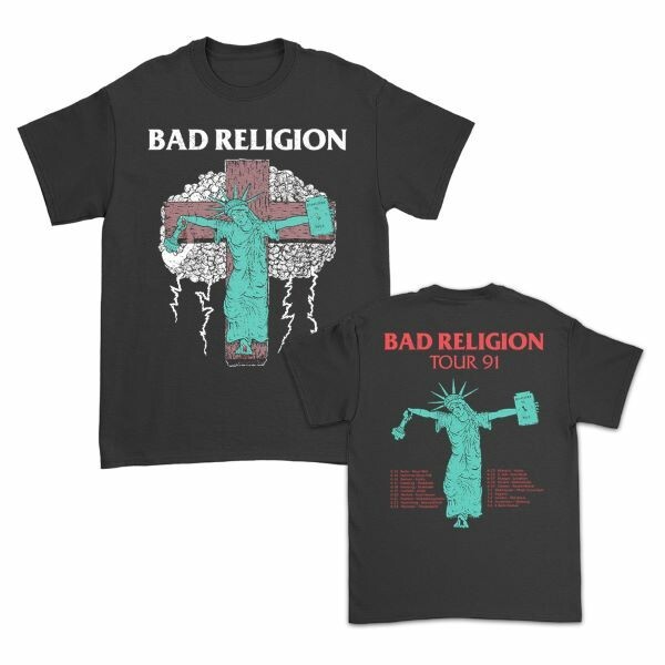 Cover BAD RELIGION, liberty tour 91 (boy) black