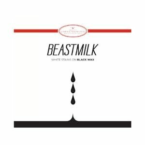 BEASTMILK, white stains on black wax cover