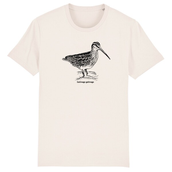 BIRDSHIRT – bekassine (boy), natural (Textil)