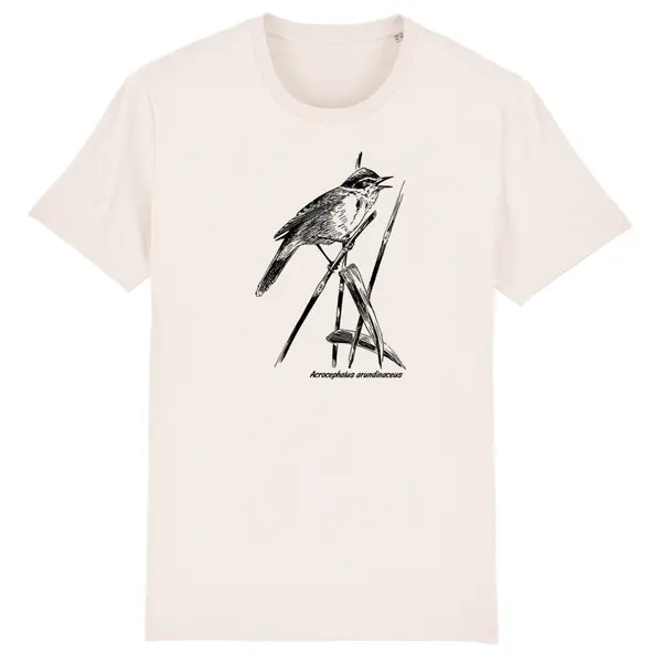 BIRDSHIRT – drosselrohrsänger (boy), natural (Textil)