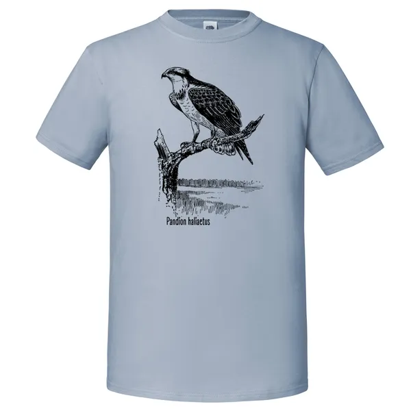 BIRDSHIRT – fischadler (boy), mineral blue (Textil)