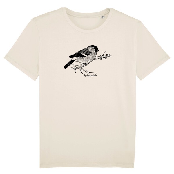 Cover BIRDSHIRT, gimpel (boy), heather grey