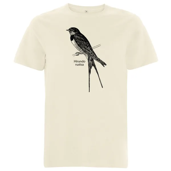 BIRDSHIRT – rauchschwalbe (boy), natural (Textil)
