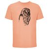BIRDSHIRT – schleiereule (boy), peach (Textil)